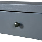 Console d'entrée en bois courbé avec rangement, 2 tiroirs, rustique