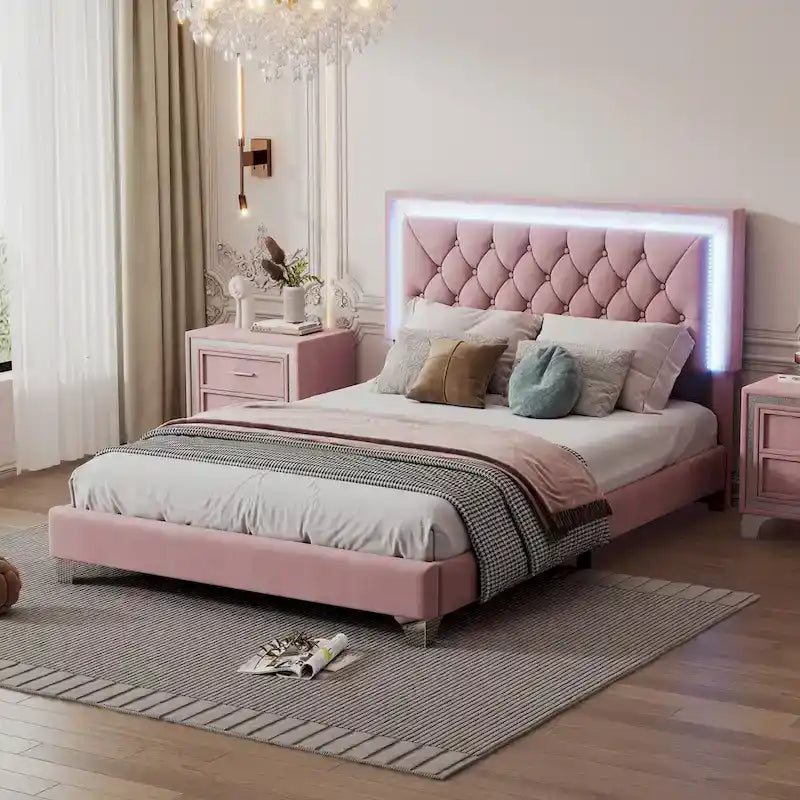 Lit de repos simple en bois avec étagères et tiroirs