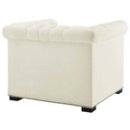 Fauteuil en velours haute performance