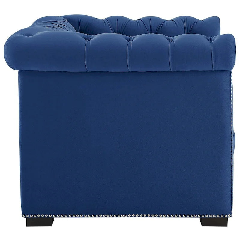 Fauteuil en velours haute performance