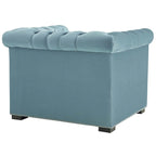 Fauteuil en velours haute performance