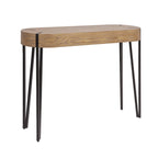 Astoria Wood Console Table with Metal Hairpin Legs - 42.0L x 14.0W x 30.3H