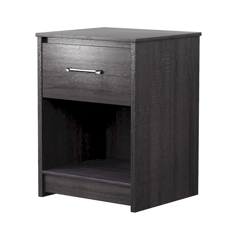 Table d'appoint de canapé multifonctionnelle en bois avec tiroir