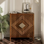 Buffet de rangement de ferme, armoire d'appoint en bois avec 2 portes pour le salon, le couloir, la chambre, la salle à manger