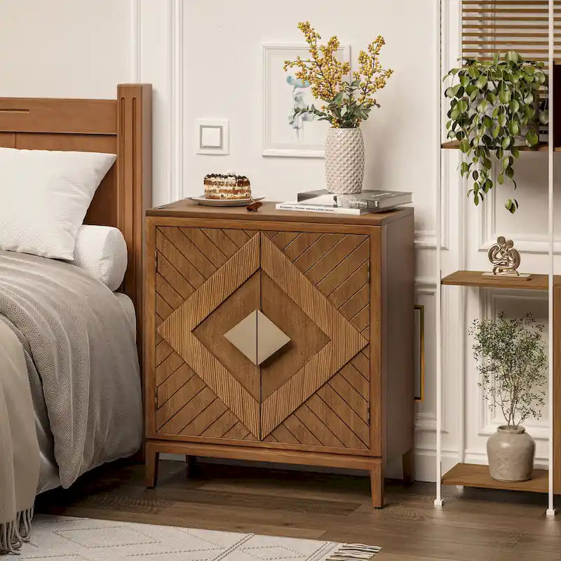 Buffet de rangement de ferme, armoire d'appoint en bois avec 2 portes pour le salon, le couloir, la chambre, la salle à manger