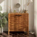 Buffet de rangement de ferme, armoire d'appoint en bois avec 2 portes pour le salon, le couloir, la chambre, la salle à manger
