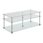 Table Basse à 3 Niveaux en Verre Classique Designs2Go