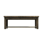 Table basse Joshua Creek de 48 pouces, aucun assemblage requis, finition bois de grange