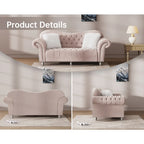 Canapé Chesterfield Américain Classique de Luxe à Dossier Capitonnage