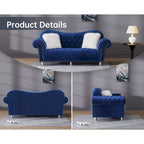 Canapé Chesterfield Américain Classique de Luxe à Dossier Capitonnage