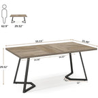 Table à manger moderne, petite table de cuisine en similicuir blanc pour la famille