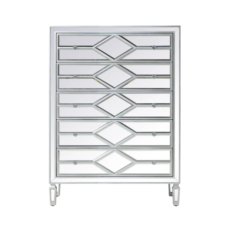 Commode à 5 tiroirs de 91 cm