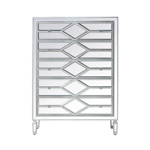 Commode à 5 tiroirs de 91 cm