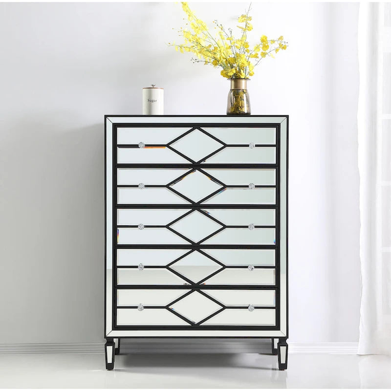 Commode à 5 tiroirs de 91 cm