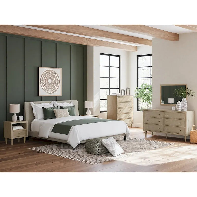 Commode Cielden marron/beige