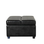 Lit d'appoint pliable ottoman convertible Twin Size avec matelas, canapé-lit rembourré en PU