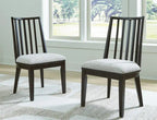 Signature Design by Ashley Galliden Black Dining Chair - 20.5W x 23.25D x 37H