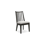 Chaise de salle à manger noire Galliden - 52 larg. x 59 prof. x 94 haut. (cm)