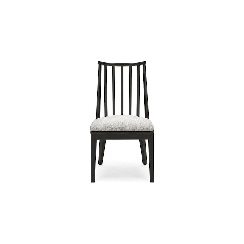 Chaise de salle à manger noire Galliden - 52 larg. x 59 prof. x 94 haut. (cm)