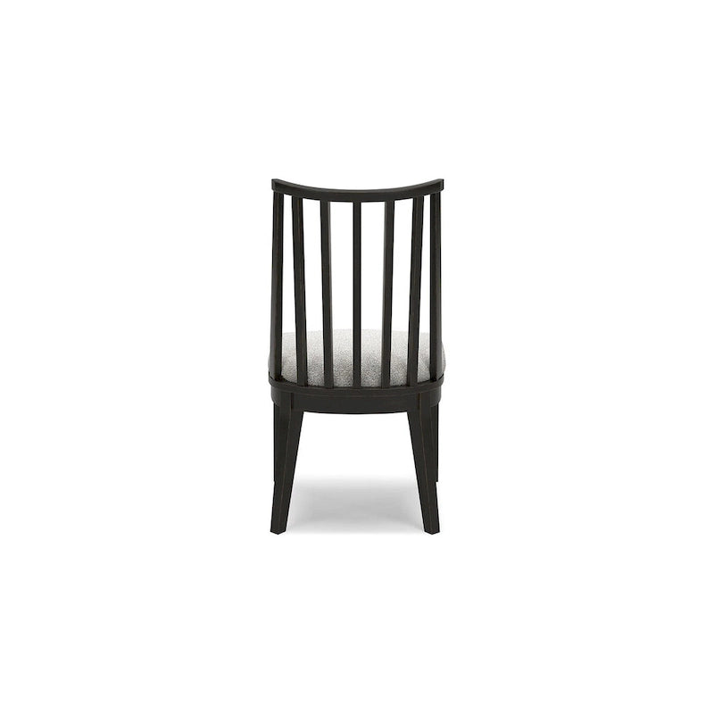 Chaise de salle à manger noire Galliden - 52 larg. x 59 prof. x 94 haut. (cm)