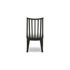 Chaise de salle à manger noire Galliden - 52 larg. x 59 prof. x 94 haut. (cm)