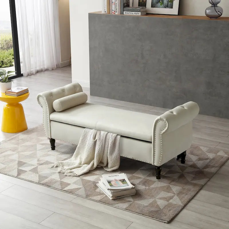 Banc de bout de lit rembourré