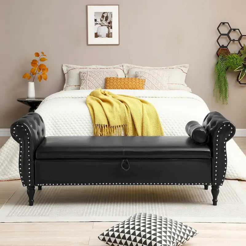 Banc de bout de lit rembourré