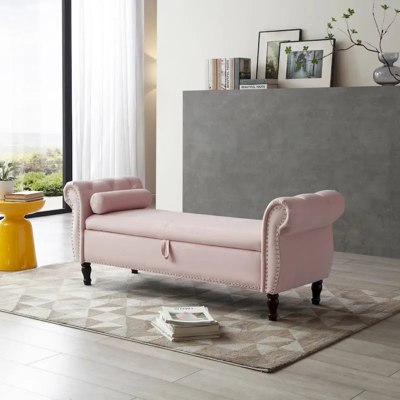 Banc de bout de lit rembourré