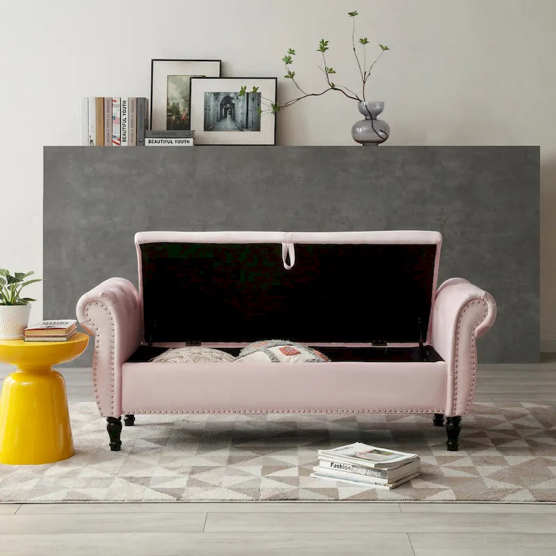 Banc de bout de lit rembourré