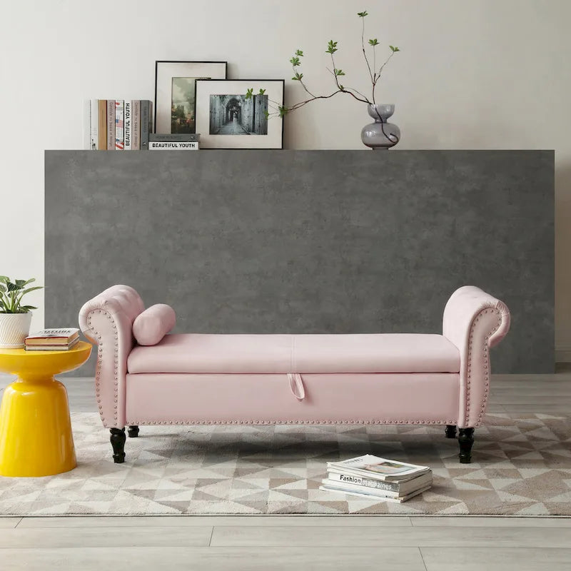 Banc de bout de lit rembourré