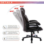 Fauteuil de bureau ergonomique grand dossier et grande taille 400 lb