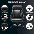 Fauteuil de bureau ergonomique grand dossier et grande taille 400 lb