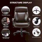 Fauteuil de bureau ergonomique grand dossier et grande taille 400 lb