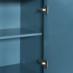 Buffet moderne à 4 portes avec motifs convexes